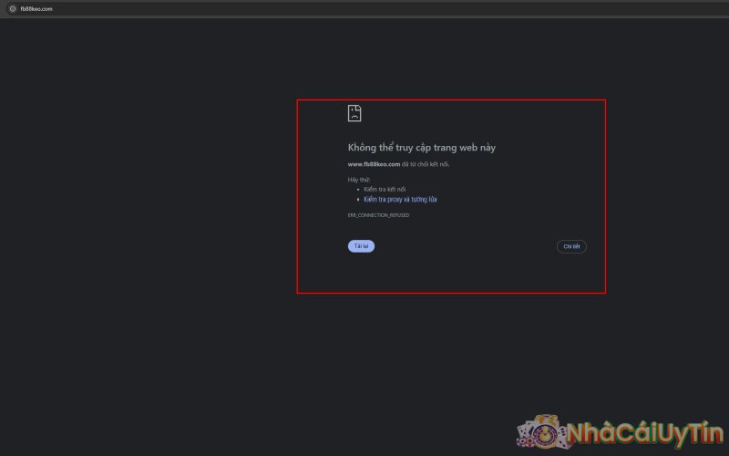 nhược điểm nhà cái FB88 hay bị chặn