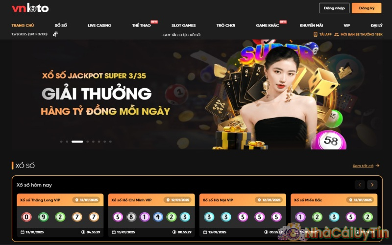 Giới thiệu về nhà cái Vnloto