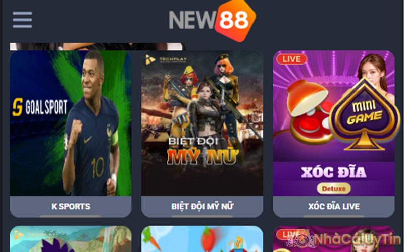 Các sản phẩm cược nứt tiếng tại nhà cái New88