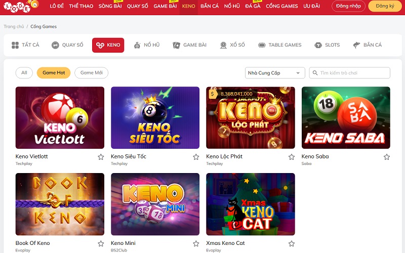 Chơi Keno Lode88 có gì khác biệt?