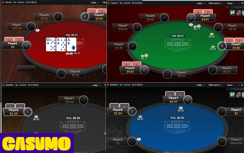 Chơi Poker “multitabling” khi thực sự vững tay