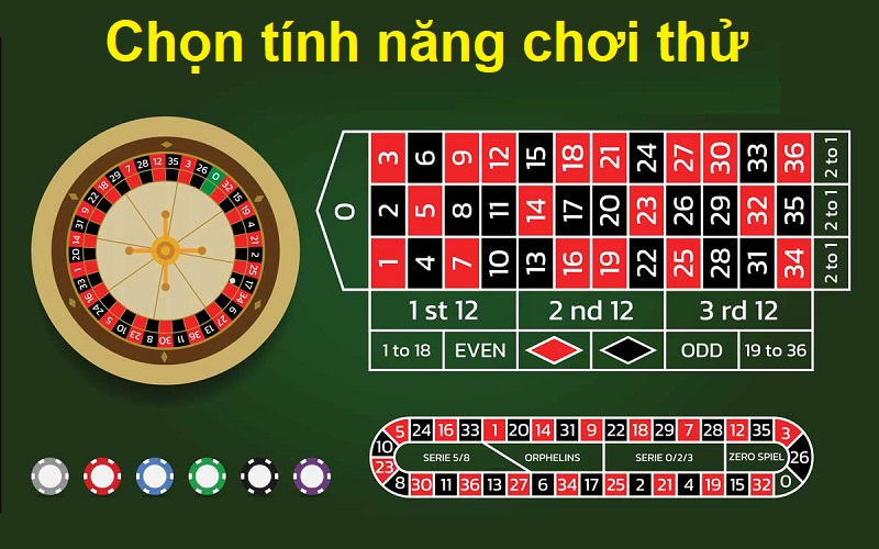 Chọn tính năng chơi thử