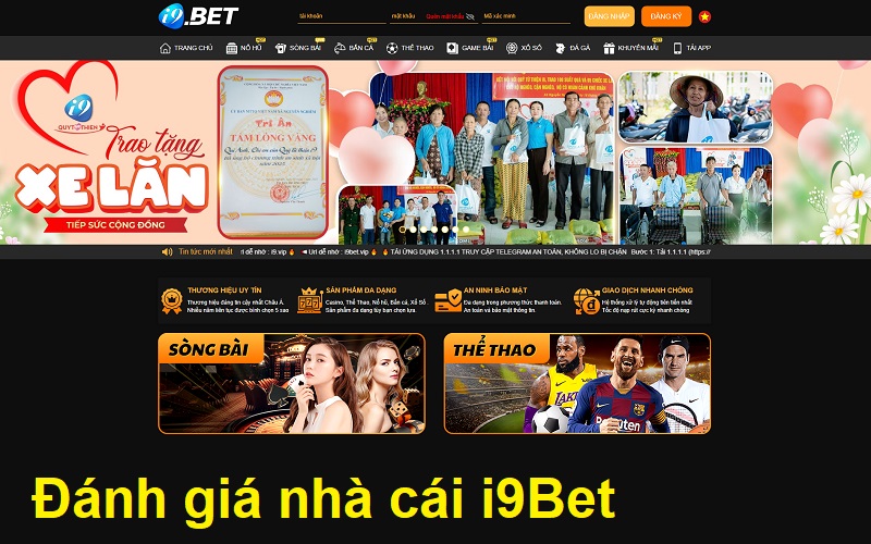 Đánh giá nhà cái i9Bet