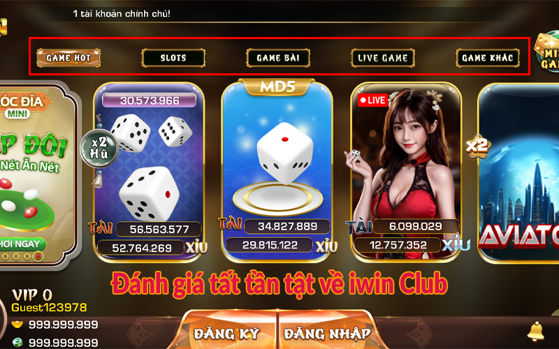 Đánh giá tất tần tật về iwin Club