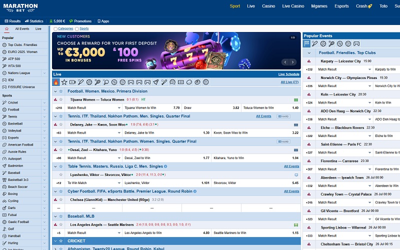 Giao diện có thống kê & phân tích kèo