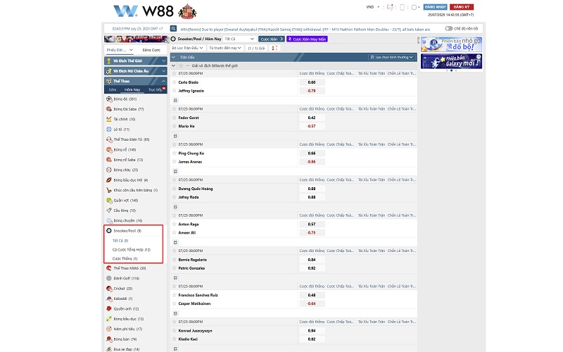 Kèo cược đa dạng, dễ hiểu