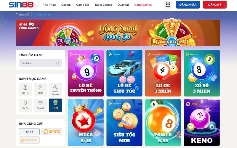 Lô Đề tại Sin88