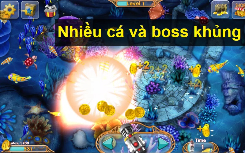 Nhiều cá và boss khủng