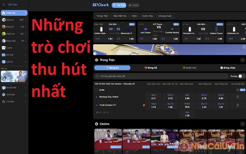 Những trò chơi thu hút nhất