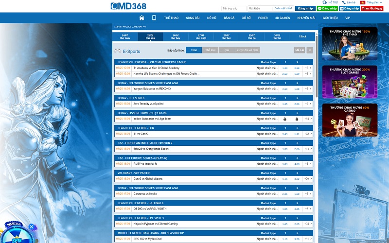 kho game Esports CMD368