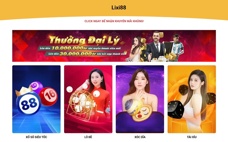 xổ số 3 miền Lixi88